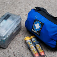 First aid and boat repair kits: what we used
